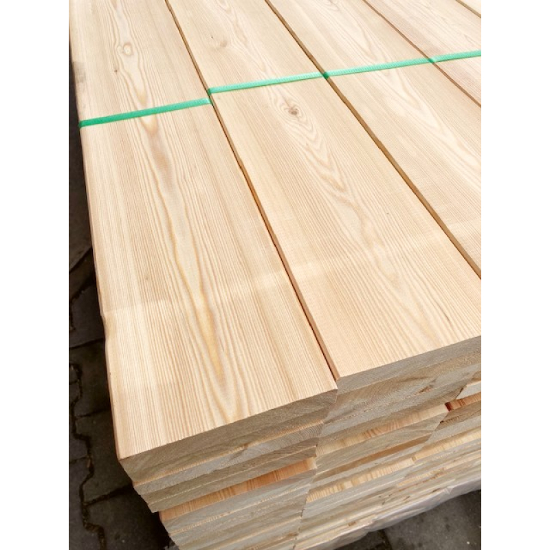 Sibiřský modřín 27x142 mm - délka 3,95 m (AB hladká/hladká)
