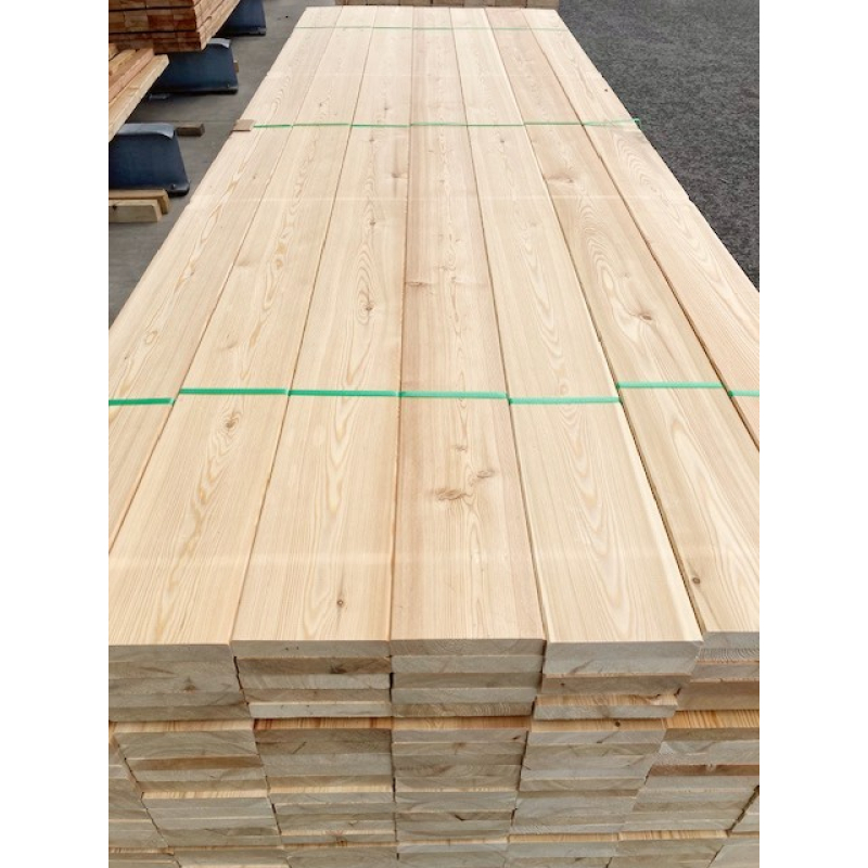 Sibiřský modřín 27x142 mm - délka 2,95 m (AB hladká/hladká)