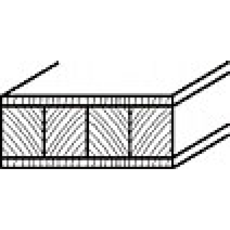 Sendvičové hranoly SMRK 44 x 145 mm - délka 2,1 m