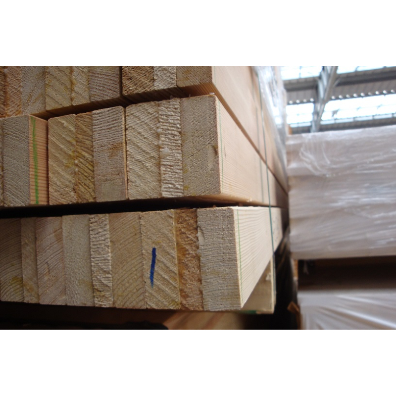 Špaletový hranol MODŘÍN 63 x 65 x 6000 mm CINK