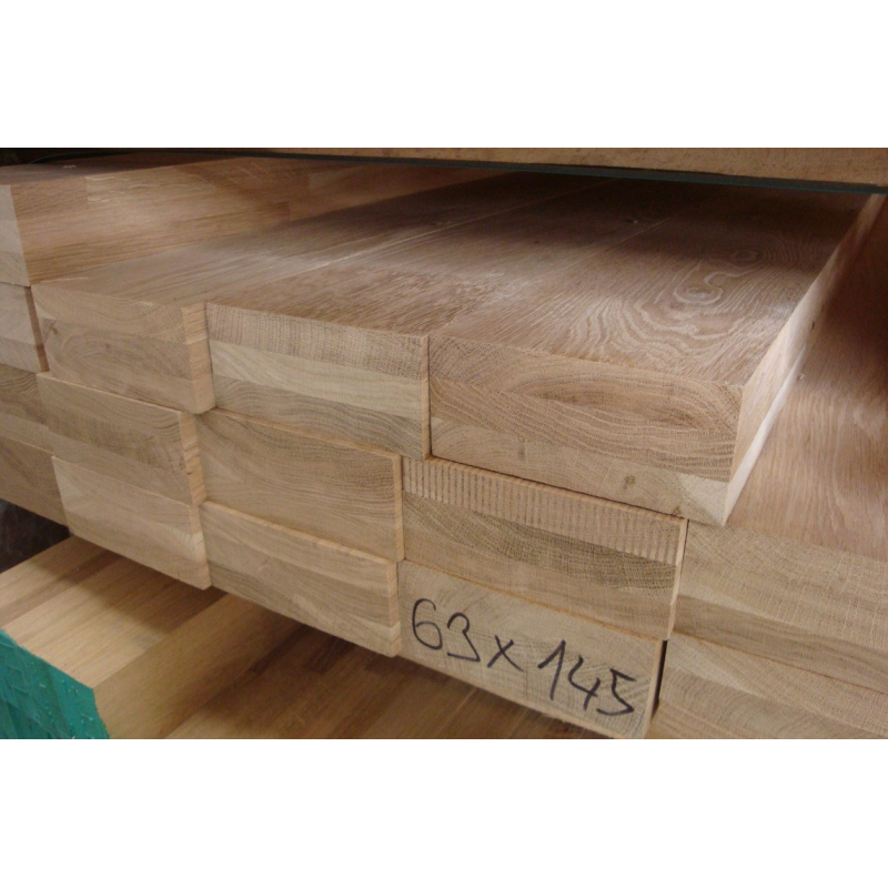 Špaletový hranol DUB 63 x 145 x 6000 mm CINK