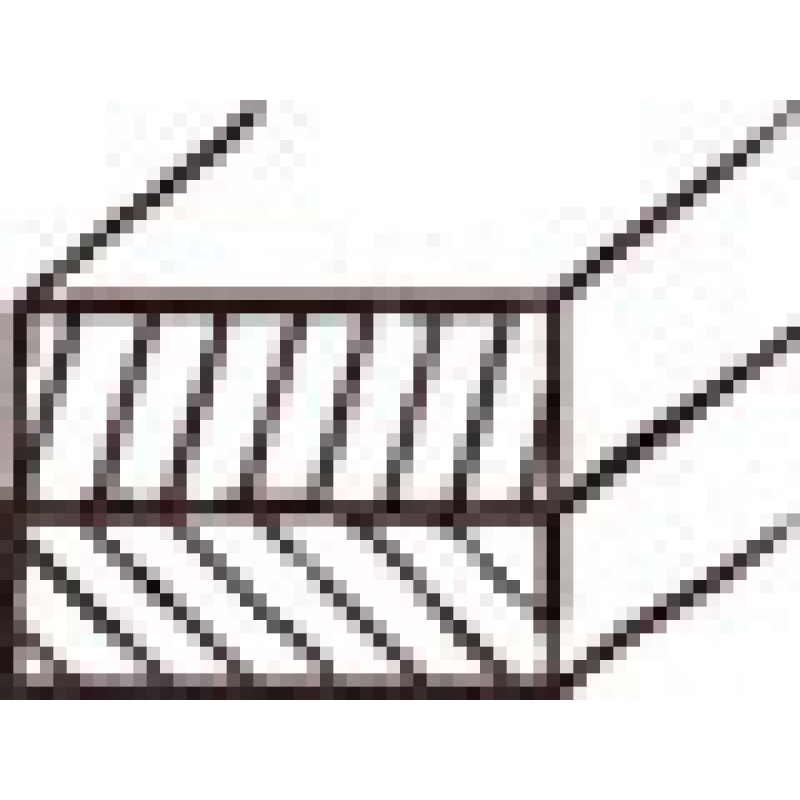 Špaletový hranol MODŘÍN 48 x 65 x 6000 mm CINK