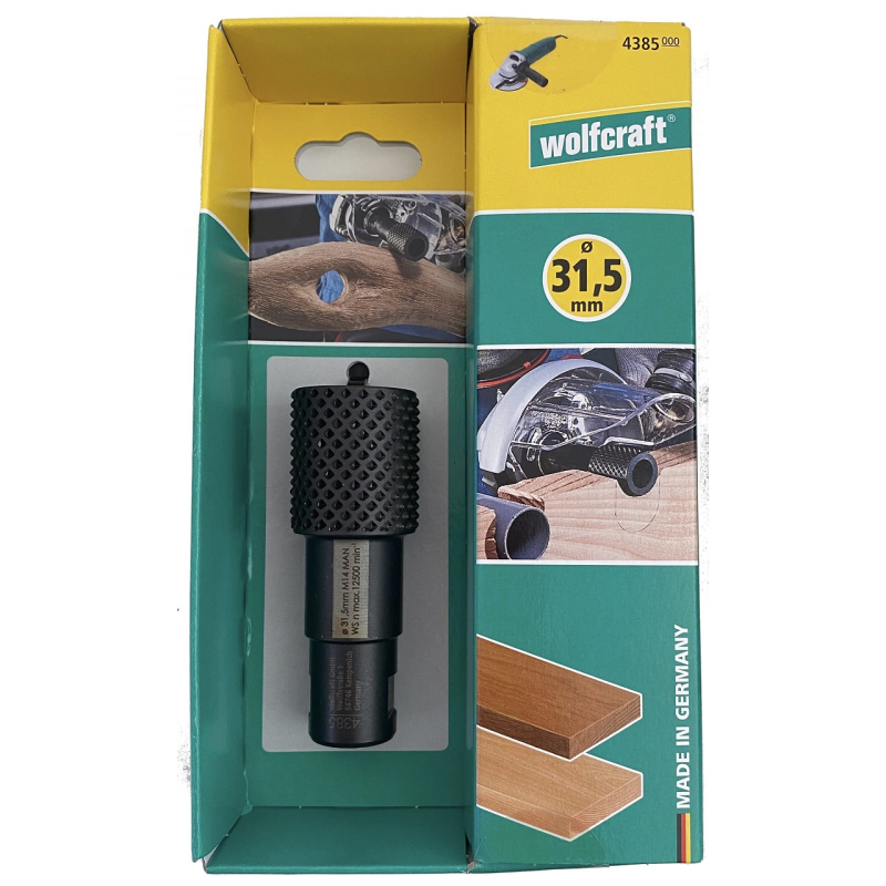 Wolfcraft rašple válcová pro úhlovou brusku, pr.30mm