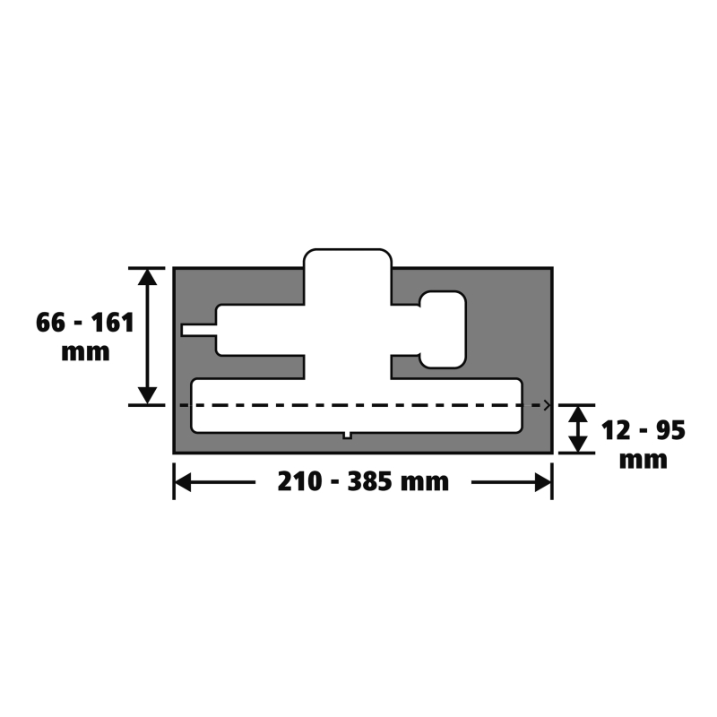 Wolfcraft prodlužovací sada vodící lišty 110cm 6914000