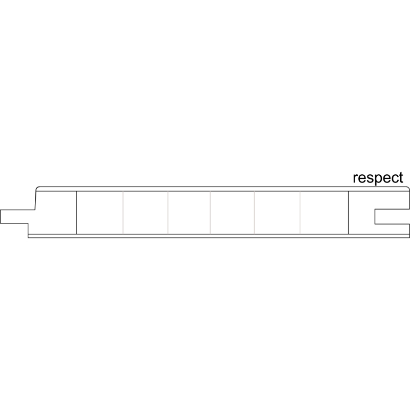 Saunové palubky Osika Respect STS3 15x120x3000mm