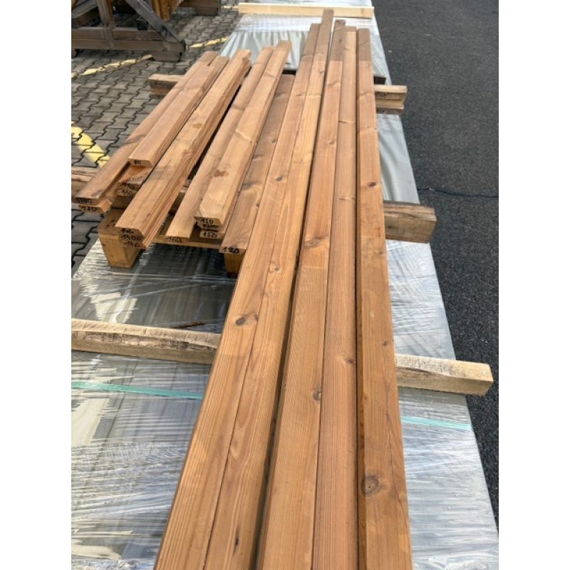 Thermowood - Rhombus C7 20 x 67 mm - délka 0,8 m - thermo borovice AB - skladem 1ks!
